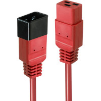 Lindy 1m IEC Extension, red