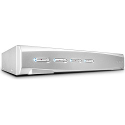 Lindy 4 Port DisplayPort 1.2, USB 2.0 & Audio KVM Switch
