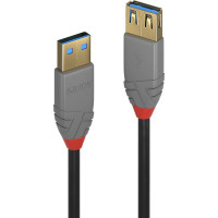 Lindy USB 3.0 Verlängerung Typ A/A Anthra Line M/F 0.5m