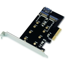Conceptronic PCI Express Card 2-Port M.2 SSD Adapter