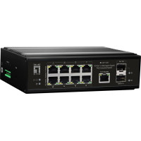 Level One LevelOne IGP-1061 tīkla pārslēgs Vadīts L2 Gigabit Ethernet (10/100/1000) Power over Ethernet (PoE) Melns