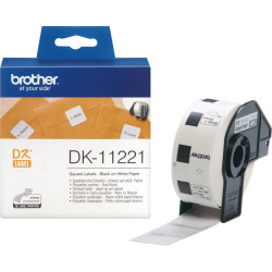 Brother DK-11221 marķēšanas lenta Melns uz balta