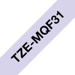 Brother TZE-MQF31 marķēšanas lenta Melns