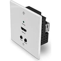 Lindy 70m Cat.6 HDMI 4K60 HDBaseT EU Wall Plate Extender