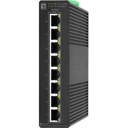 Level One LevelOne IGS-2108P tīkla pārslēgs Vadīts L2 Gigabit Ethernet (10/100/1000) Power over Ethernet (PoE) Melns