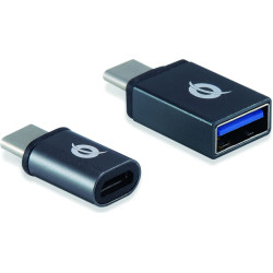 Conceptronic Adapter USB-C -> USB3.0+Micro USB   2er-Pack gr