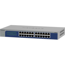 Netgear GS524-300EUS tīkla pārslēgs Nepārvaldīts Gigabit Ethernet (10/100/1000) Pelēks