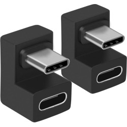 Equip 133476 kabeļu spraudņu pāreja USB C Melns