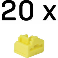 Lindy RJ45 Port Locks YELLOW 20pcs.