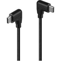 Lindy USB 2.0 Typ C Kabel, 2 x 90° gewinkelt 0,5m