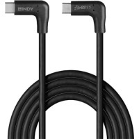 Lindy 1m USB 3.2 Typ C Kabel 2 x 90 Grad gewinkelt