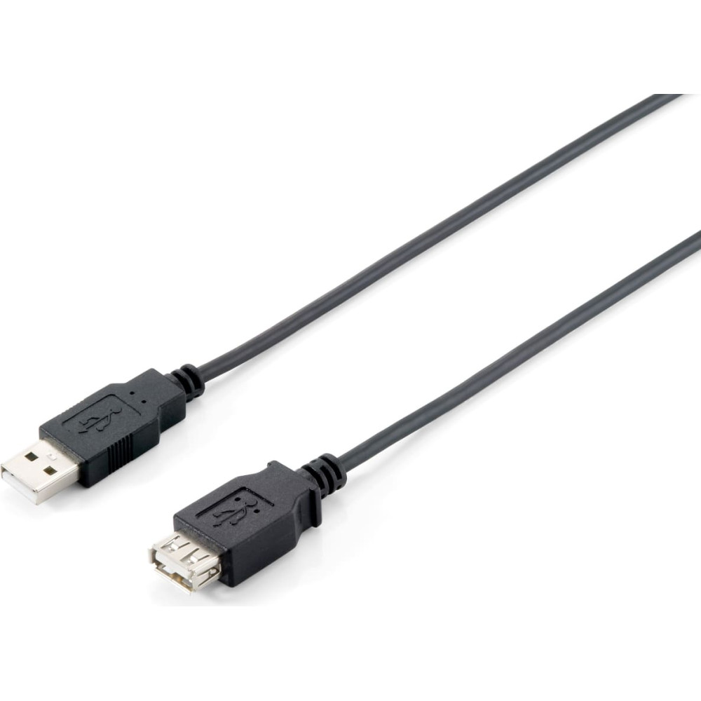 Equip 128852 USB kabelis USB 2.0 5 m USB A Melns