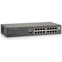 Level One LevelOne GEU-1621 tīkla pārslēgs Gigabit Ethernet (10/100/1000) Pelēks