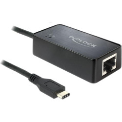 Delock USB Type-C™ Network Adapter Gigabit LAN 1 x RJ45 ASIX
