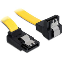 Delock SATA 6 Gb/s Cable upwards angled to downwards angled 70 cm yellow