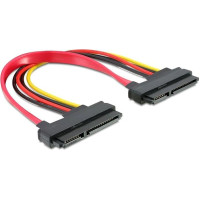 Delock Cable SATA 22pin > 22pin female / female 20cm