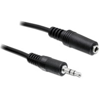 Delock Extension Cable Audio Stereo jack 3.5 mm male / female 5 m