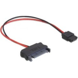 Kabelis PowerSATA 15pin -> PowerSATA 6pin