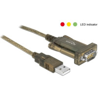 Delock Adapter USB 2.0 Type-A > 1 x Serial DB9 RS-232