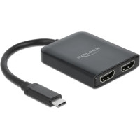 Delock USB Type-C™ Splitter (DP Alt Mode) to 2 x HDMI MST / VXP