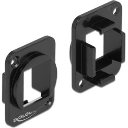 Delock Keystone Mounting 1 Port for D-type metal