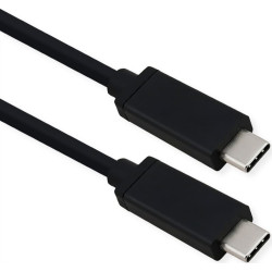 USB4 Gen3 kabelis TipsC ar PD(20V5A) 40Gbit/s, melns, 80cm, Value