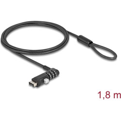 Navilock Delock Laptop Security Cable for USB Type-A port with Combination Lock