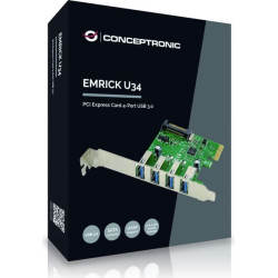 Conceptronic EMRICK02G interfeisa karte/adapteris Iekšējs USB 3.2 Gen 1 (3.1 Gen 1)
