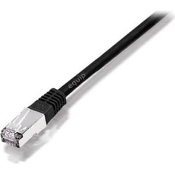 Equip Patchkabel Cat5e Crossover SF/UTP 2xRJ45  1.00m schwar Polybeutel