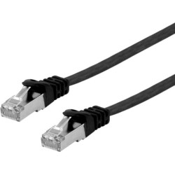Equip 607694 tīkla kabelis Melns 5 m Cat6a U/FTP (STP)