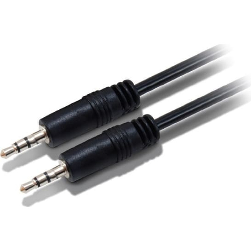 Equip 14708107 audio kabelis 2,5 m 3.5mm Melns