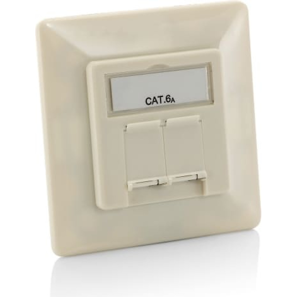 Equip 125775 kontatkligzda RJ-45 Balts