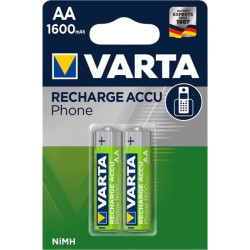 Varta Akku RECHARGE Phone    AA  HR6  1600mAh           2St.