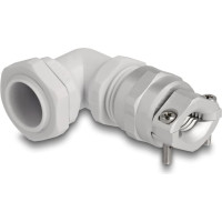 Delock Cable Gland with strain relief and bending protection 90° angled PG13,5 grey