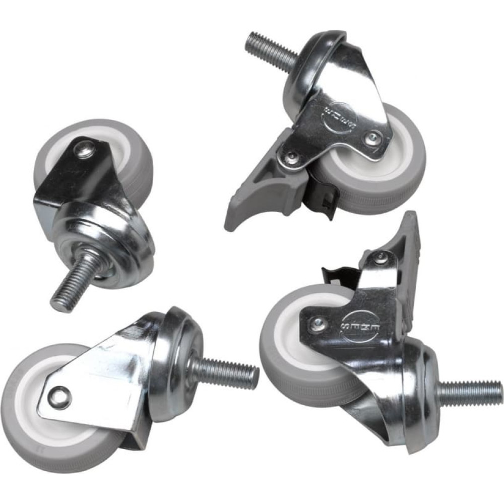 Equip EZW-2   4xRäder für Serverschränke 60mm silber