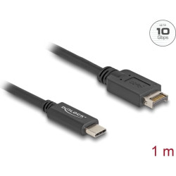 Delock USB 10 Gbps Cable USB Type-E Key A 20 pin male to USB Type-C™ male 1 m