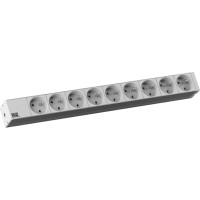Bachmann 19"-Steckdosenleiste 1HE 9xUTE, 2 m