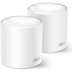 Tp-Link Deco X60 Divkāršā frekvenču josla (2.4 GHz / 5 GHz) Wi-Fi 6 (802.11ax) Balts 2 Iekšējs