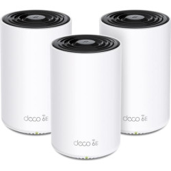 Tp-Link Deco XE75 Trīs diapazoni (2,4 GHz / 5 GHz / 6 GHz) Wi-Fi 6E (802.11ax) Balts 3 Iekšējs