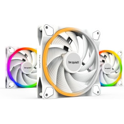 Be Quiet! Light Wings White | 140mm PWM high-speed Triple-Pack Datora korpusam Ventilators 14 cm Balts 3 pcs