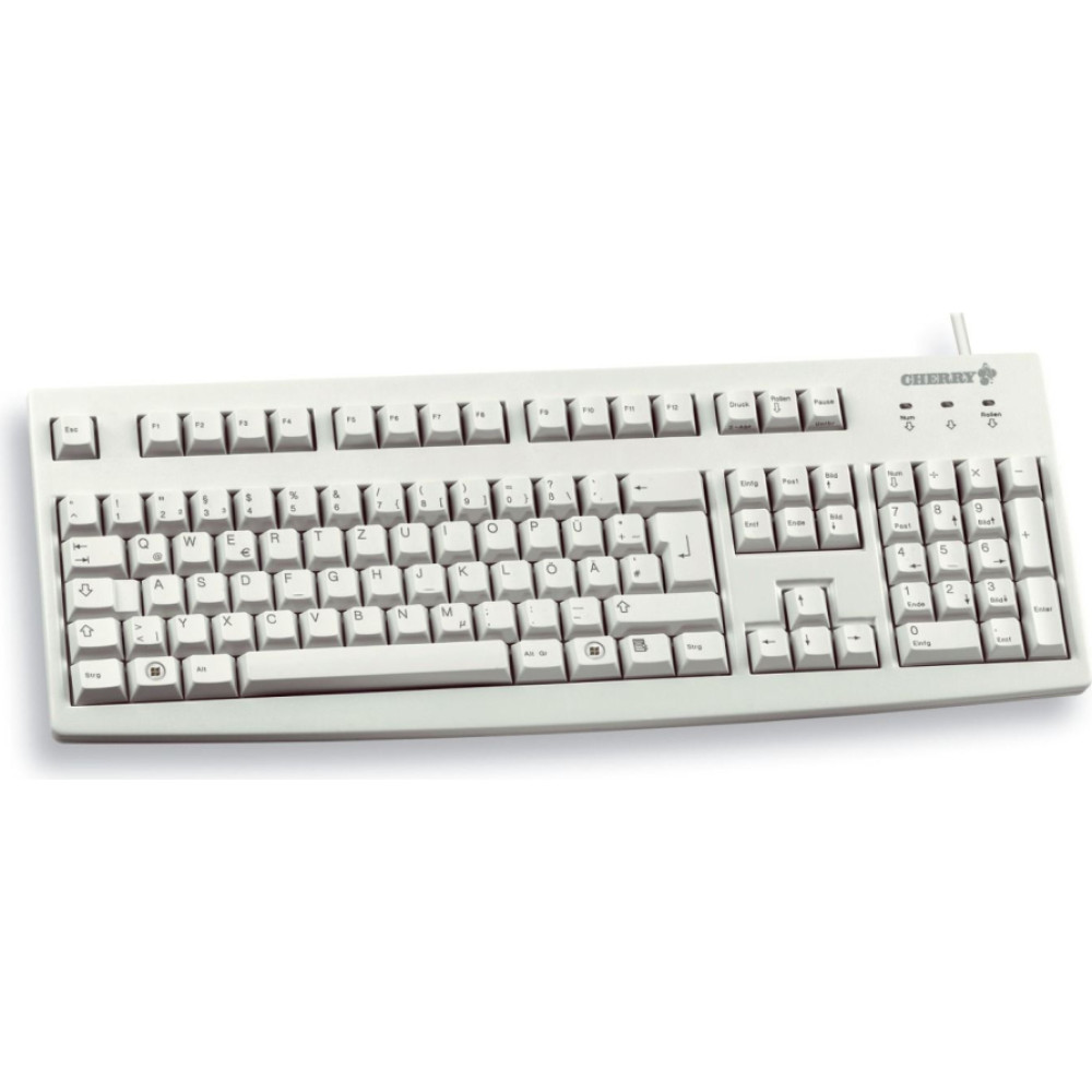 Cherry G83-6105 tastatūra USB QWERTY Krievu Pelēks