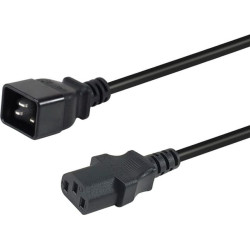 Equip 112140 elektrības kabelis Melns 1,8 m IEC C20 IEC C13