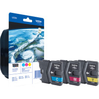 Brother LC985RBWBP tintes kārtridžs 3 pcs Oriģināls Tirkīzzils, Fuksīns, Dzeltens