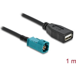 Delock Kabel HSD Z Stecker zu USB 2.0 Typ-A Buchse 1 m