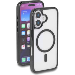 Delock Protective Case for iPhone 16 compatible with MagSafe clear-black