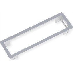 Bachmann POWER FRAME mounting frame Small 3-gang, Stainless steel