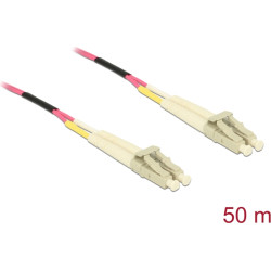 Delock Cable Optical Fibre LC Duplex Multi-mode OM4 50 m