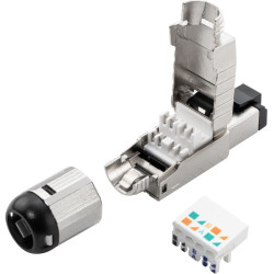 Lindy RJ-45 Cat.6/6A Toolless Field Termination Plug