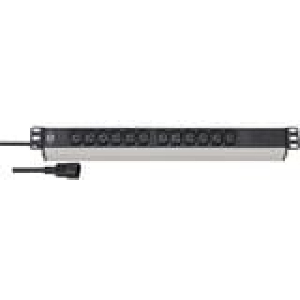 Brennenstuhl Steckdosenleiste Alu-Line 48.3cm  12xC13 2m