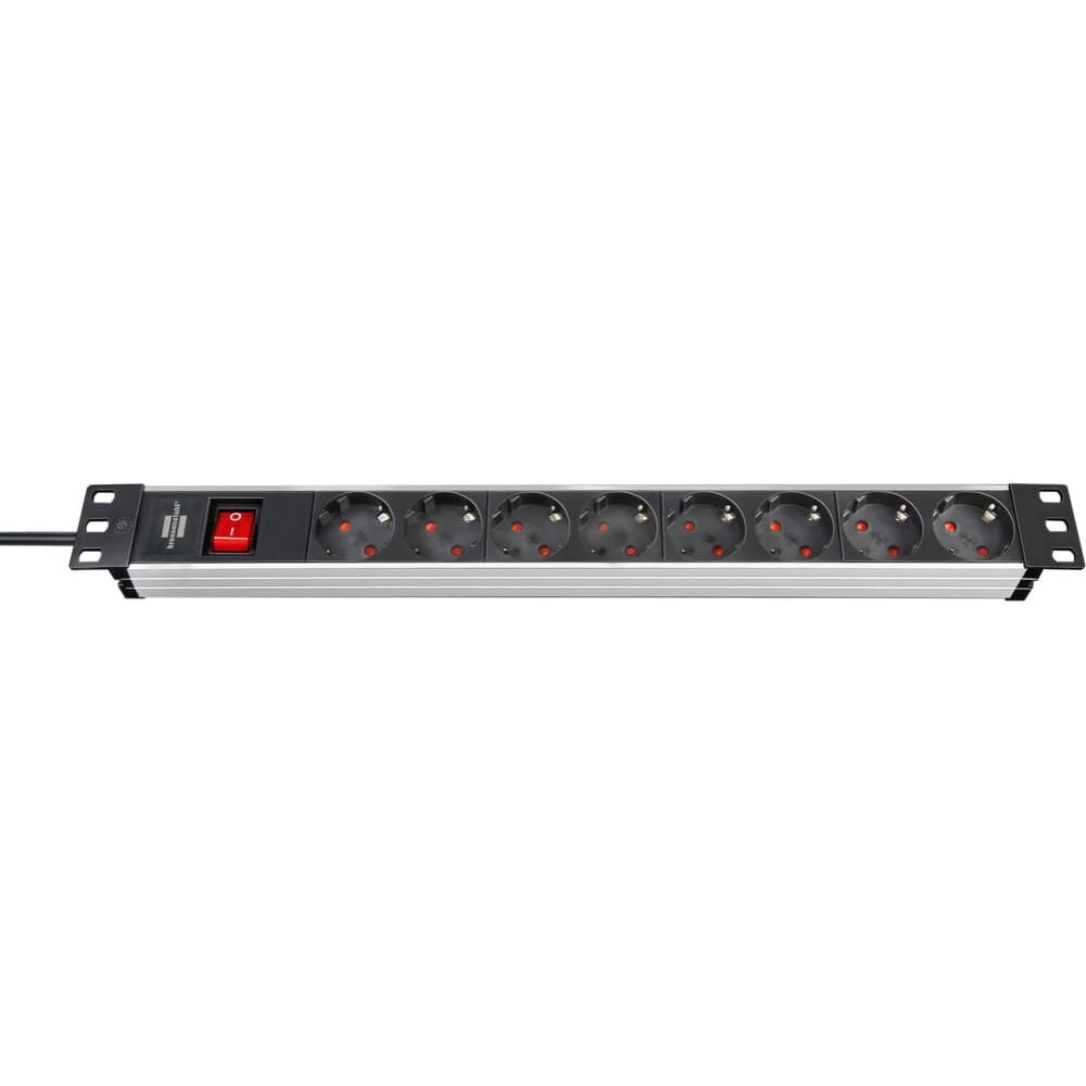 Brennenstuhl Steckdosenleiste Alu-Line 48.3cm  8x 2m Schal